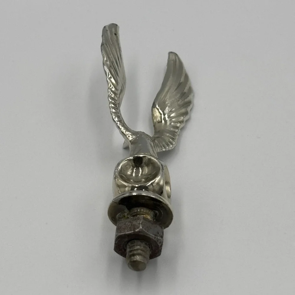 Vintage Silver Metal Majestic Eagle Trophy‎ Topper 2.75